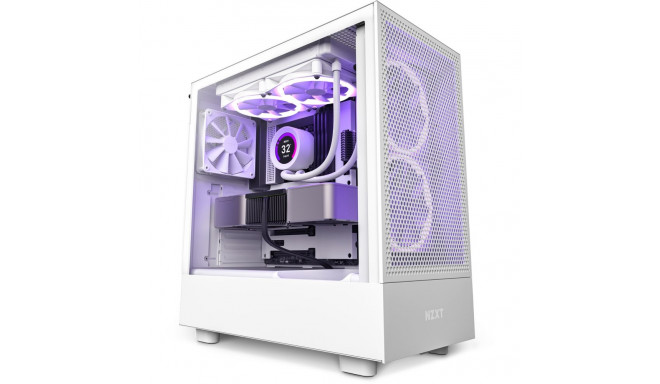 "Midi NZXT H5 Flow white"