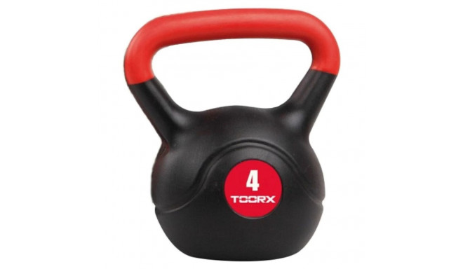 Kettlebell TOORX 4kg PVC coated