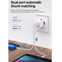 Jellico C44 Mini PD 30W QC 3.0 Nutikas Adaptivne Kiirlaadija 1x USB-C (5-20V) / USB 3A Valge