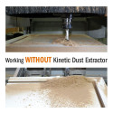 KINETIC DUST EXTRACTOR D=100 RH FOR CHUCK CLAMPS ER32