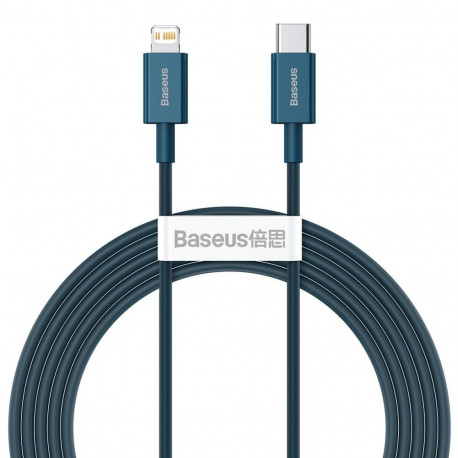Baseus Superior seeria kaabel USB-C ja iP, 20W, PD, 2m (sinine)