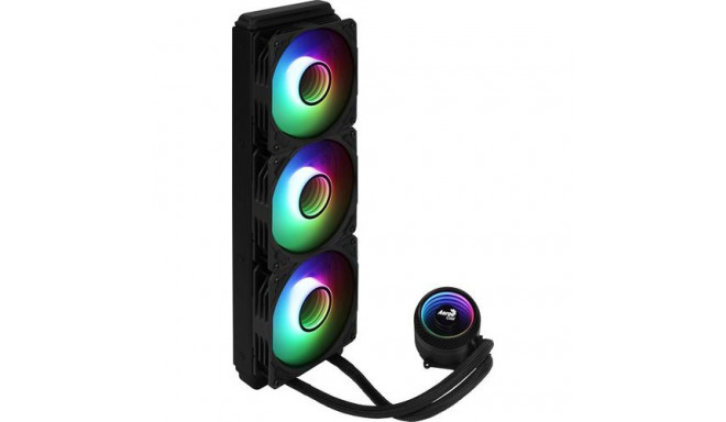 Aerocool MIRAGEL360 Liquid CPU Cooling 3x12cm ARGB Fan TDP 550W Black