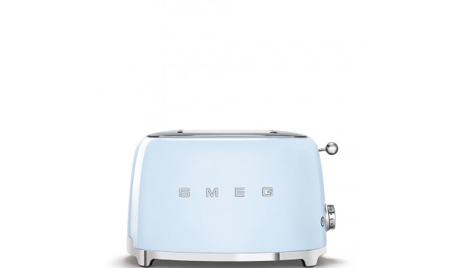 Toaster - Smeg TSF01 6 Browning Levels 3 Programs Removable Crumb Tray Blue