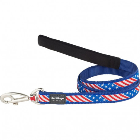 Dog Lead Red Dingo US Flag Blue 1,2 m 1.2 x 120 cm