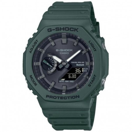 Meeste Kell Casio NEW OAK  - BLUETOOTH + TOUGH SOLAR Must (Ø 44,5 mm) (Ø 45,5 mm)