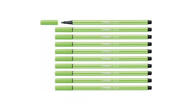 Felt-tip pens Stabilo Pen 68 Green (10 Pieces)