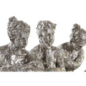 Decorative Figure DKD Home Decor 17 x 15 x 26 cm Lady Silver (3 Units)