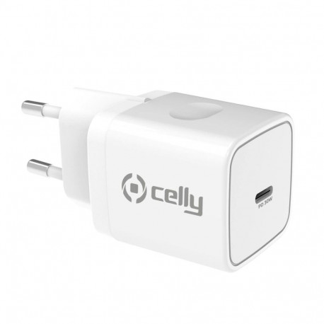 Akulaadija Celly TC1USBC30WWH Valge