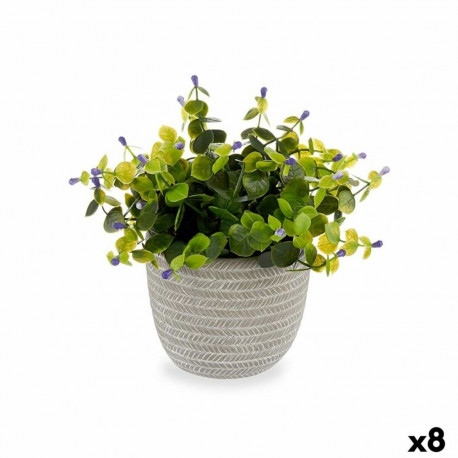 Decorative Plant Ibergarden QY-H022 QY-H022 Plastic Flowers 21 x 20,6 x 21 cm (8 Units)