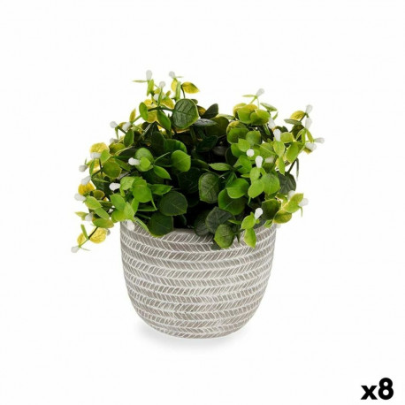 Dekoratiivne Taim Ibergarden QY-H021 Plastmass Kwiaty 20 x 20,5 x 20 cm (8 Ühikut)