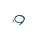 Lanberg USB-C - USB-C USB cable 1.2 m Black-blue (CA-CMCM-45CU-0012-BK)