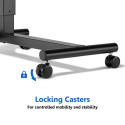 Adjustable Height Table Up Up Forseti Black