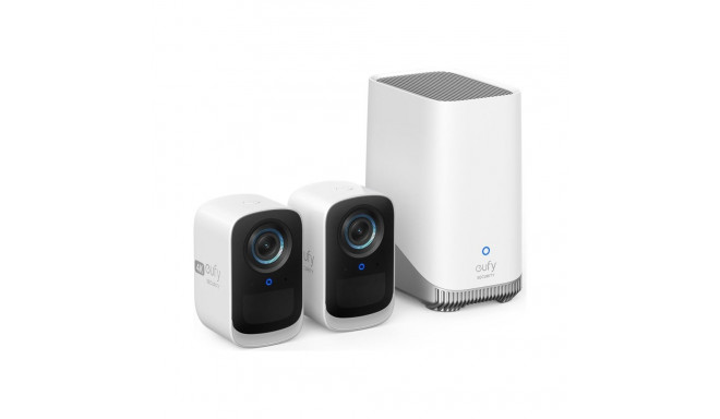 Anker Eufy Security Camera, 2+1 Kit | eufyCam 3C | F/1.4 | IP65 | MicroSD