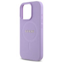Guess GUHMP16XPSAHMCU iPhone 16 Pro Max 6.9" purple/purple hardcase Saffiano MagSafe