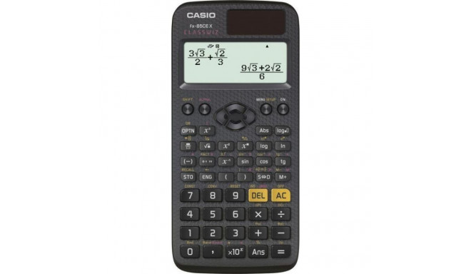 CASIO FX-85CEX SCIENTIFIC CALCULATOR  OFFICE  SCHOOL  379 FUNCTIONS  77X166MM  BLACK