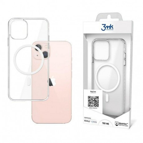 3MK MagCase iPhone 13 Transparent Compatible with MagSafe