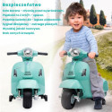 Jeździk akumulatorowy Scooter Vespa turkusowy