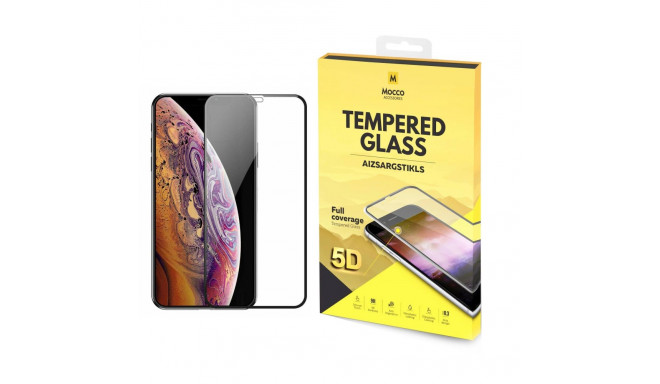 Mocco kaitseklaas Full Glue 5D Signature Edition Apple iPhone 11 Pro, must
