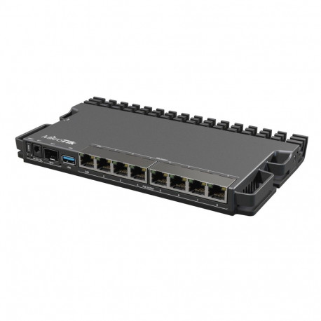 MikroTik ruuter-lüliti RB5009UPr+S+IN ilma Wi-Fi-ta raki paigaldatav 7x 10/100/1000Mbit/s Ethernet L