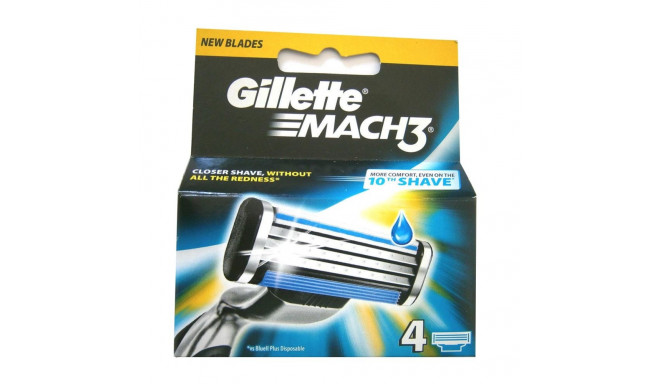 GILLETTE MACH3 RECAMBIO 4UD.