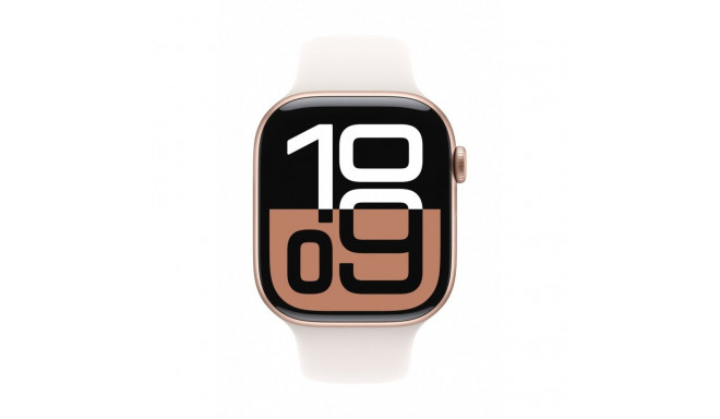 Watch Series 10 GPS 46 mm Rose Gold Aluminium Case with Light Blush Sport Band - M/L