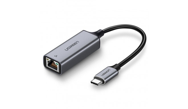 Adapter UGREEN with USB-C - RJ45 connectors , Gigabit Ethernet (grey)