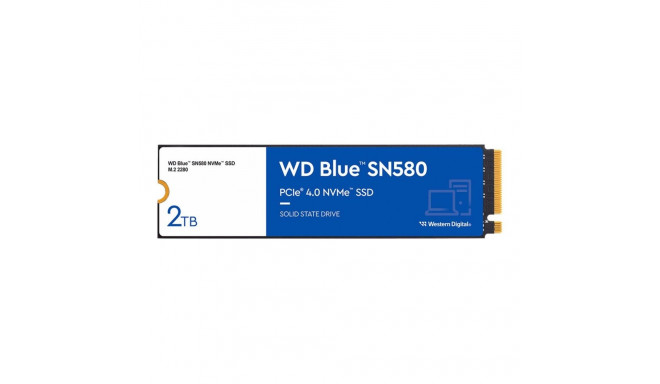 WD Blue SN580 NVMe SSD 2TB M.2 PCIe Gen4