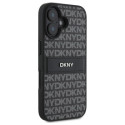 DKNY DKHCP16SPRTHSLK iPhone 16 6.1" black/black hardcase Texture Pattern Tonal Stripe