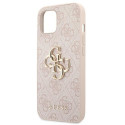 Guess GUHCP13M4GMGPI iPhone 13 / 14 / 15 6.1" pink/pink hardcase 4G Big Metal Logo