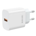 Jellico AK-165 USB 22.5W QC 3.0 Universaalne Nutiseadme Kohandatav Kiirlaadija 1x USB (5-12V) Valge