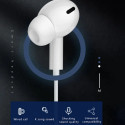 Jellico X12 In-Ear Music and Calls Headset USB-C (Type-C) 1.2m Cable with Microphone and Remote Whit