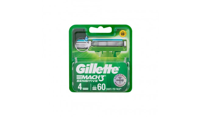 Gillette Mach3 Sensitive (4tk)