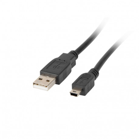 Lanberg kaabel miniUSB (M) - USB (M) 2.0 1,8m, must