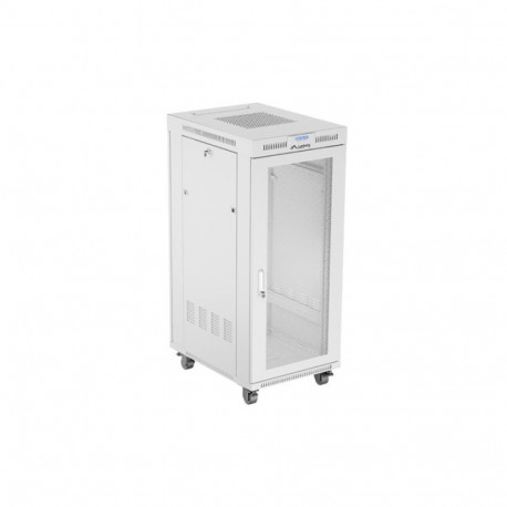 Lanberg 19" vabaltseisev rack-kapp 27U/600x800 (lamppakendis) võrkuksega LCD, hall
