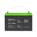 QOLTEC 53080 Gel Battery 12V 100Ah