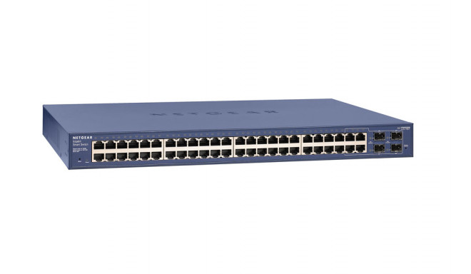 NETGEAR ProSafe 48-pordiline Gigabit Smart Switch v5 koos 2 spetsiaalse SFP ja 2 Combo SFP pordiga -