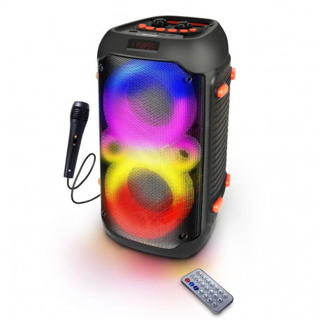 EP156 Esperanza głośnik bt fm led rgb karaoke singer