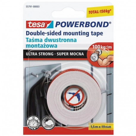 Paigaldusteip Powerbond w.z.1.5m:19mm stand62403-00002-01 (96 tk.)