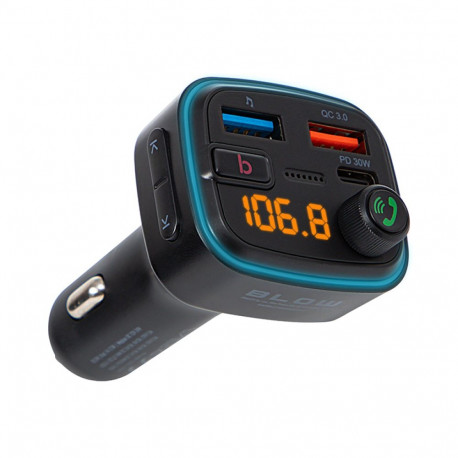 74-177# Transmiter fm blow bluetooth5.3+qc3.0 +pd 30w`