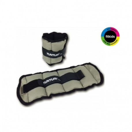 Tunturi Randme/pahkluu raskused 1.5kg, Hall, 2 tk.