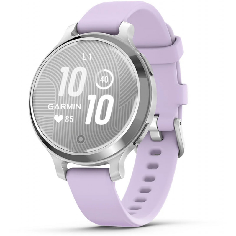 Garmin Lily 2 Active, silver/jasmine purple