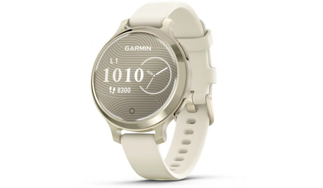 Garmin Lily 2 Active, lunar gold/bone