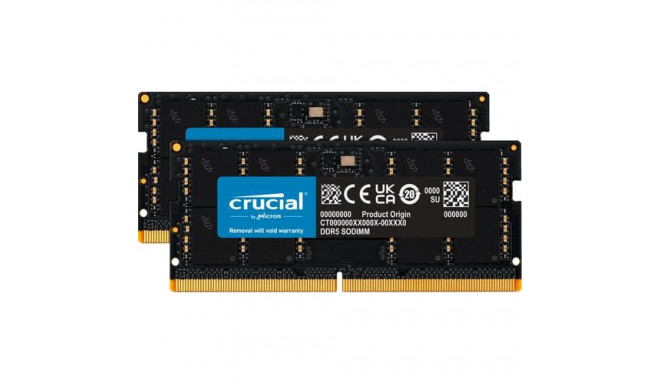 Crucial CT2K48G56C46S5 memory module 96 GB 2 x 48 GB DDR5 5600 MHz