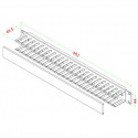 INTELLINET CABLE ORGANISER 1U FOR 19 RACKS