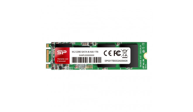 SILICONPOW SP001TBSS3A55M28 Silicon Power SSD A55 1TB, M.2 SATA, 560/530 MB/s