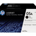 HP Toner 05A black 2-pack LaserJet P2035 P2055 4600 pages