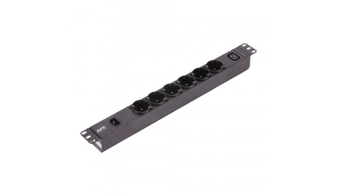 APC Easy PDU EPDU1010B-SCH Basic 1U 10A 230V 6x Schuko & 1x C13 C14 plug