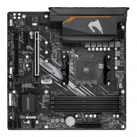 GIGABYTE B550M AORUS ELITE AM4 DDR4 2xM.2 4xSATA HDMI DVI mATX emaplaat