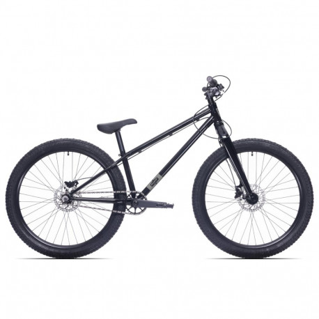 Dirt Jump jalgratas Rock Machine Riff 30s must (Ratta suurus: 26 Raami suurus: 12)