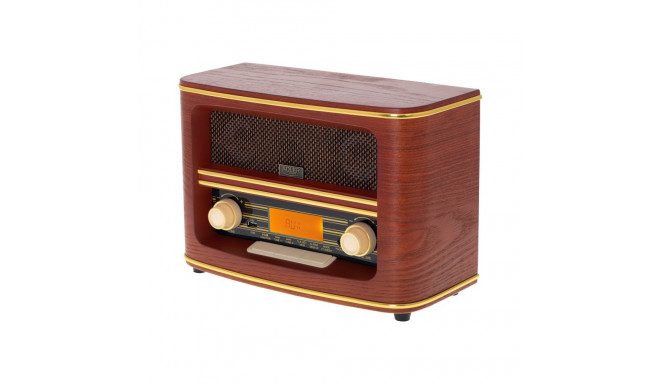 Adler | Retro Radio | AD 1187 | Alarm function | AUX in | Wooden